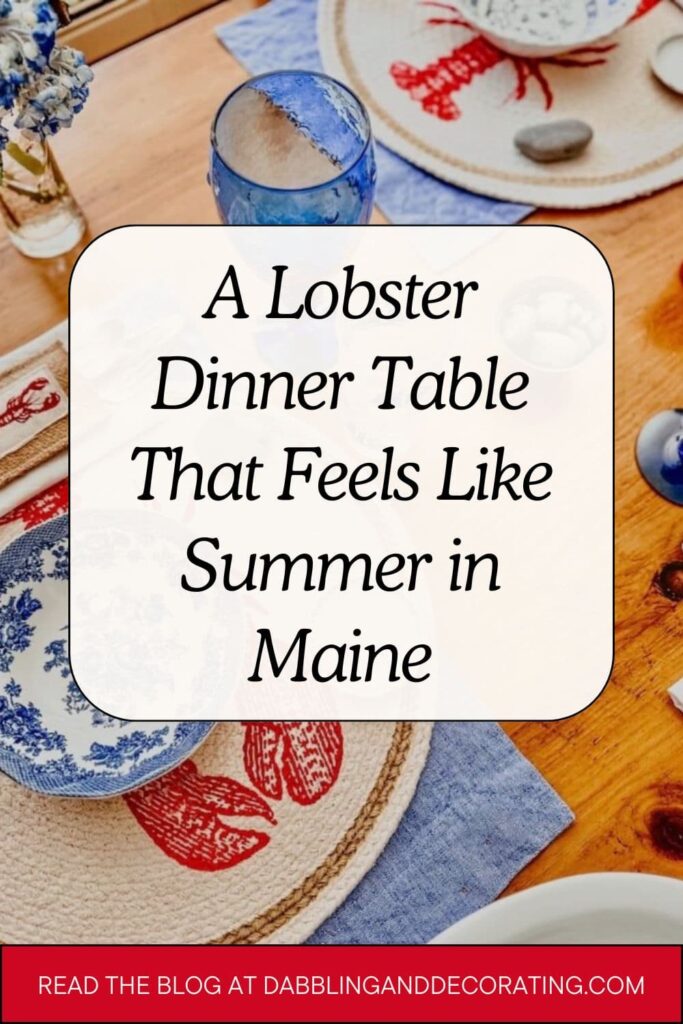 A Lobster Dinner Table That Feels Like Summer in Maine