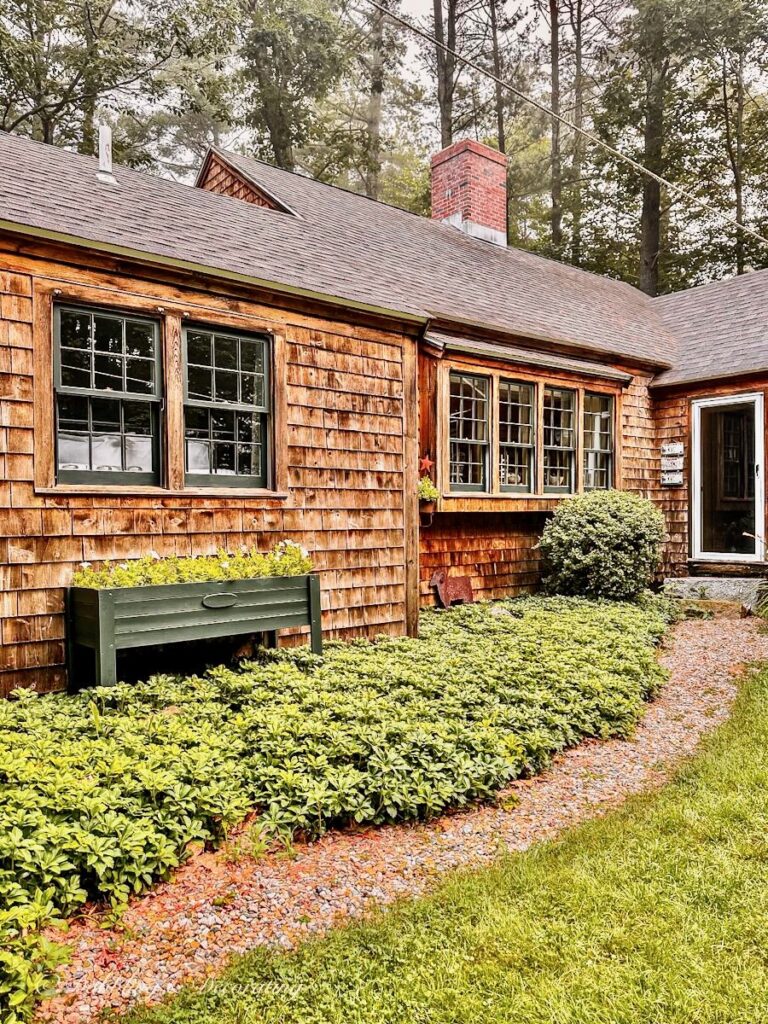 Cedar Shakes House Walkway