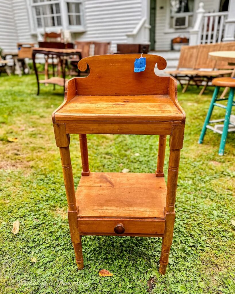 Antique Pine Side Table