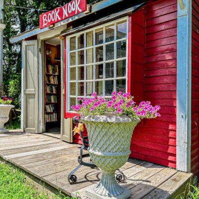 A Red Book Nook