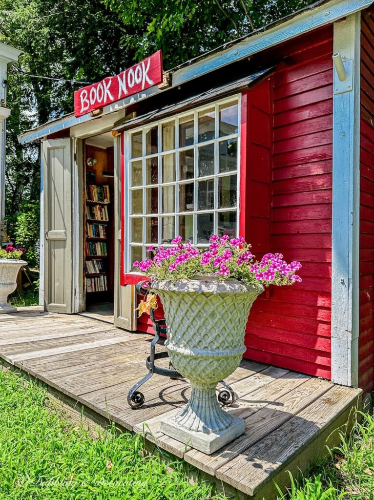 A Red Book Nook