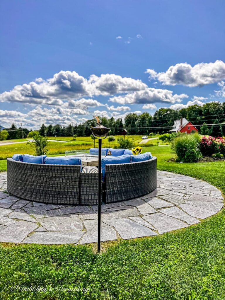 Fire Pit and Patio Set