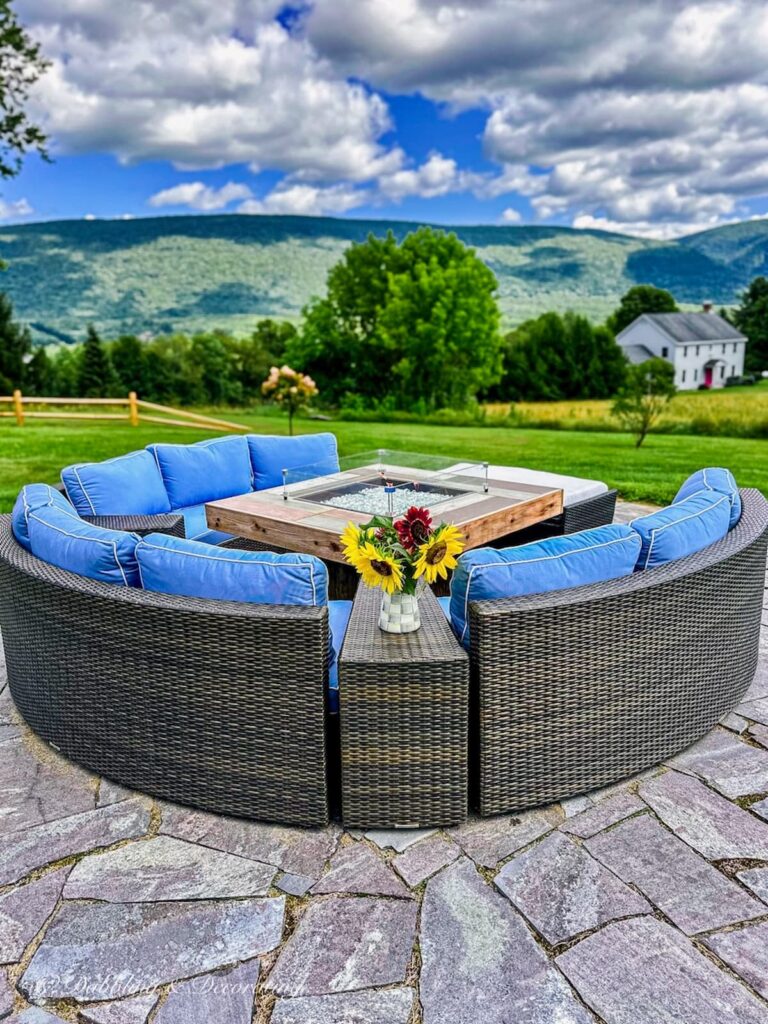 Fire Pit Patio and Outdoor Conversational Furniture Set