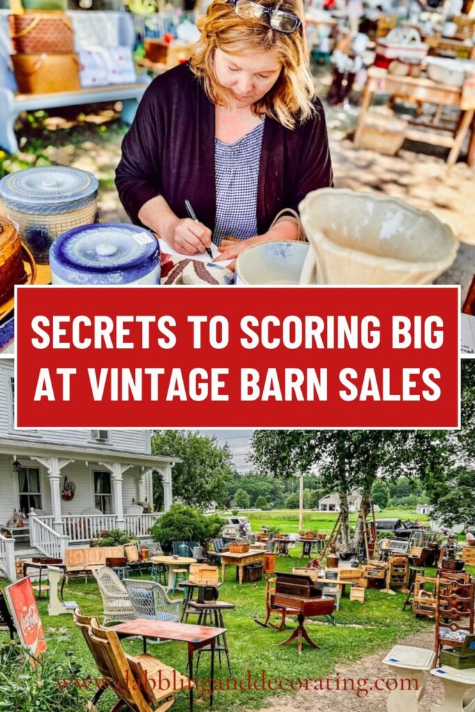 Secrets to Scoring Big at Vintage Barn Sales