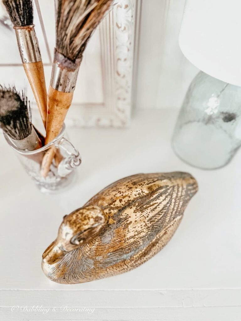 Vintage Brass Duck