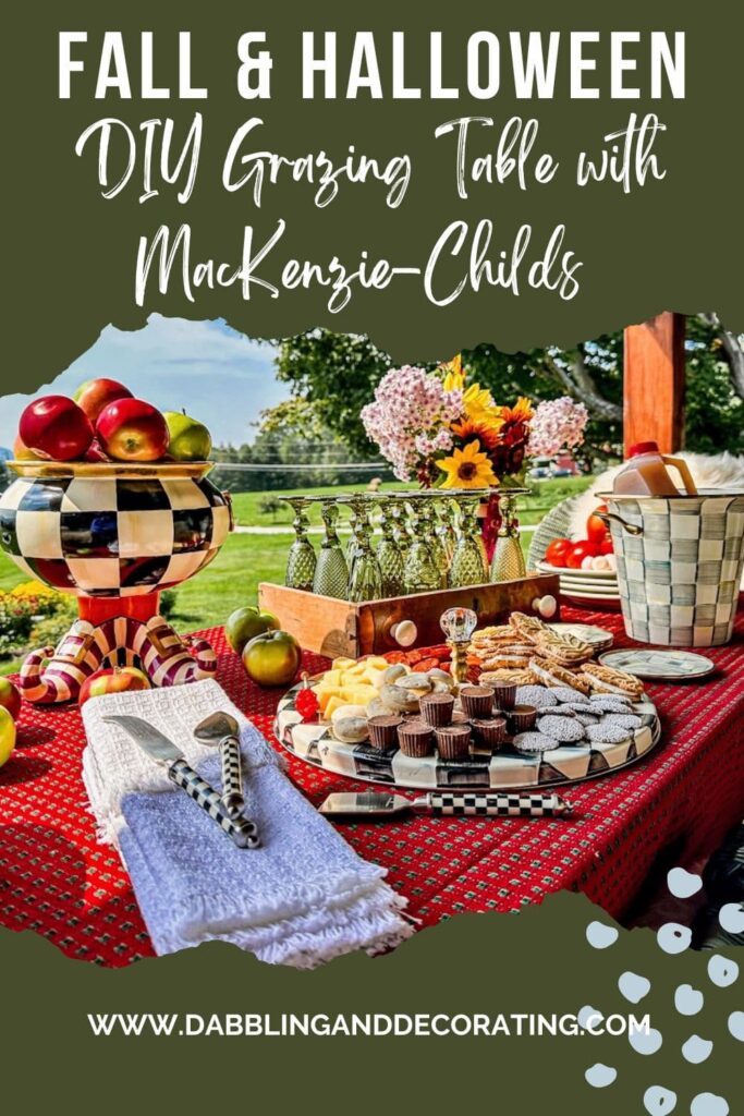 DIY Fall Halloween Grazing Table with MacKenzie-Childs 