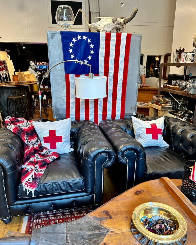 Patriotic Shop Decor