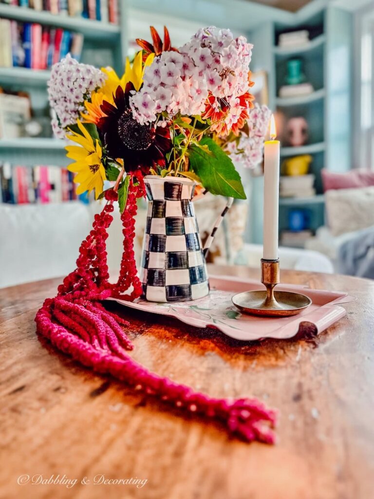 Vase of Fresh colorful blooms