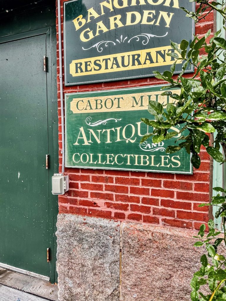 Cabot Mill Antiques Collectibles Brick Building