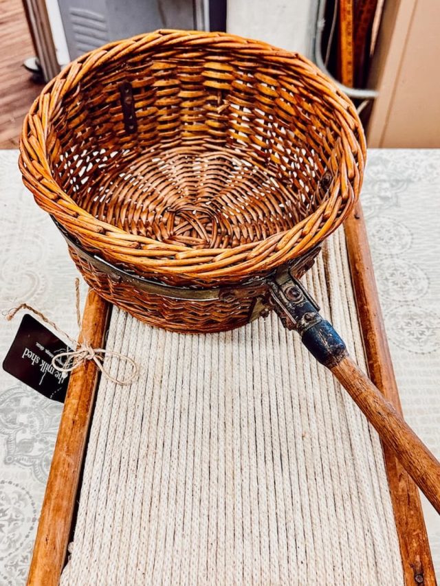 Antiquing, A Church Collection Basket, and Wild Oats