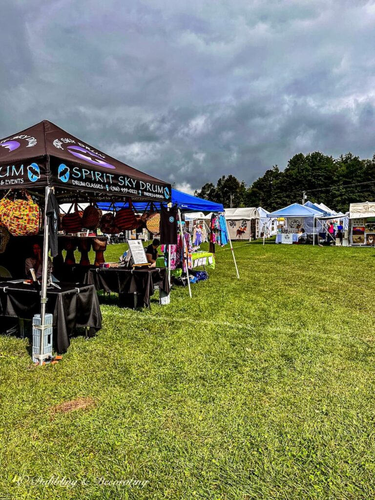 Spirit Sky Drum Vendor Tent