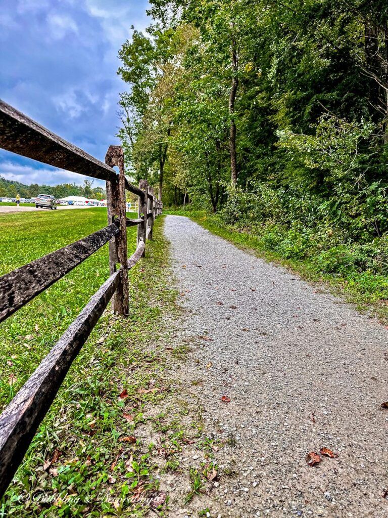 Walkway with Fence to Arts and Crafts Shows Near Me