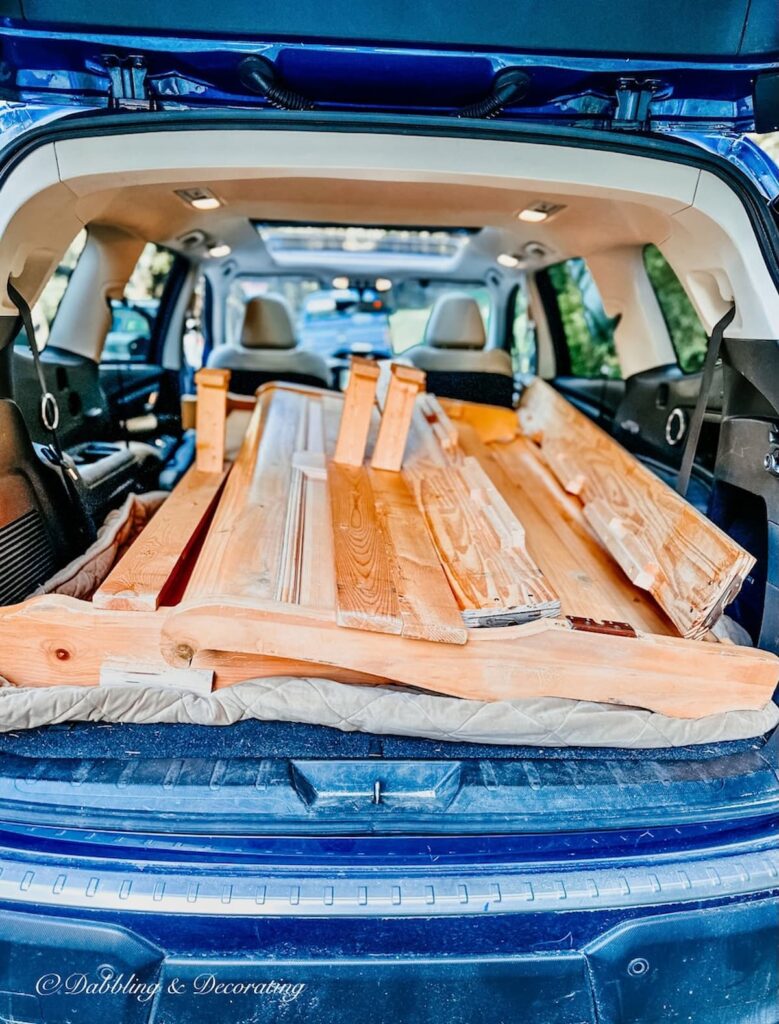 Car Full of Wood