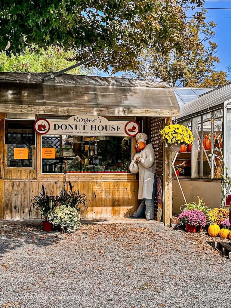 Cider Donut Shop in the Fall