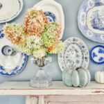 Fall Decor 2023 Trailblazing in Blue and White