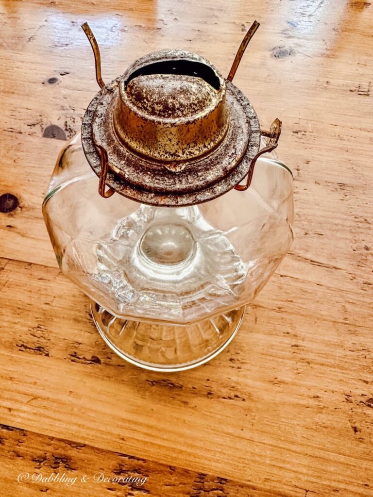 Vintage Oil Lamp