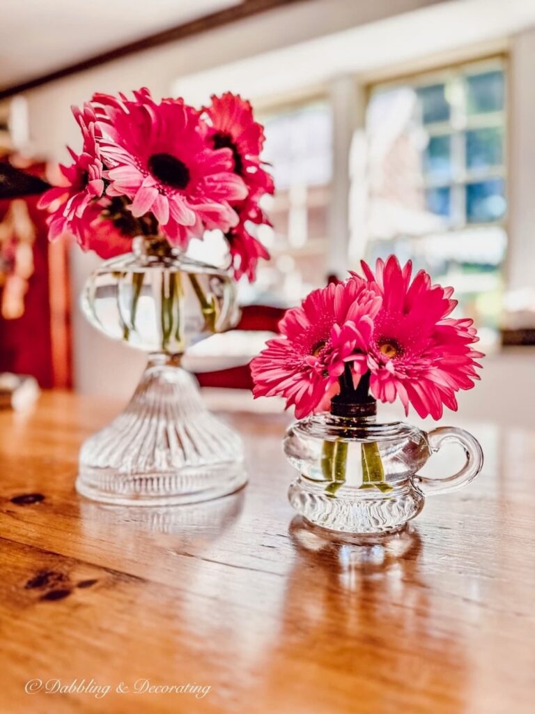 How to Repurpose an Oil Lamp into A Unique Flowers Vase