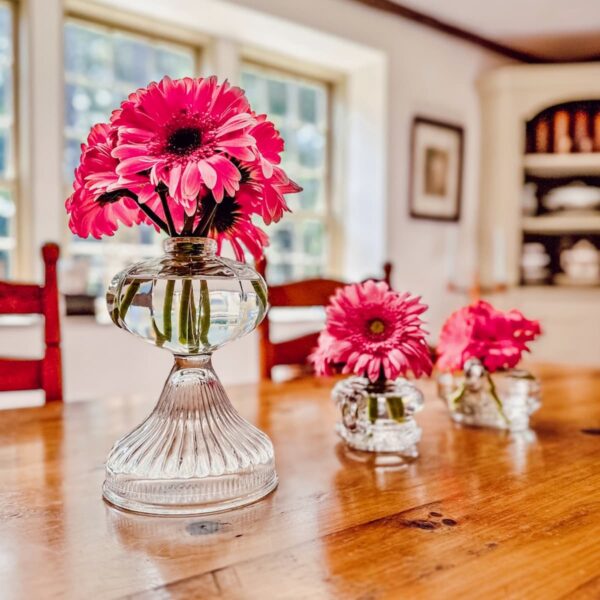 Unique Flowers Vase Repurpose Oil Lamp Dabbling & Decorating