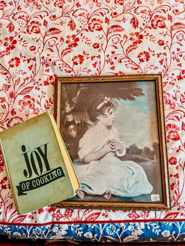 Joy of Cooking and Age of Innocence Print at country estate sale