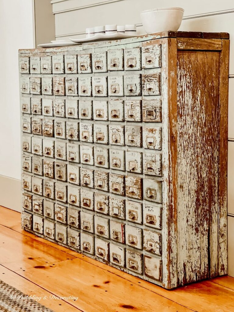 Vintage Apothecary Cabinet