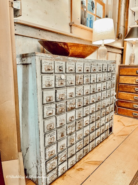 A Vintage Apothecary Cabinet Story