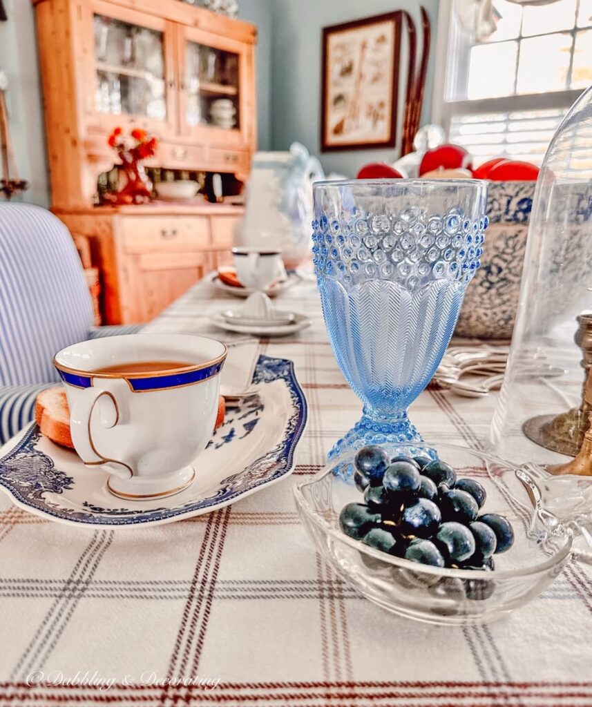 12 Table Topics with Thrifted Tea and Toast Fanfare