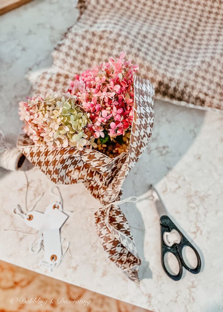 Pink Hydrangeas Bouquet