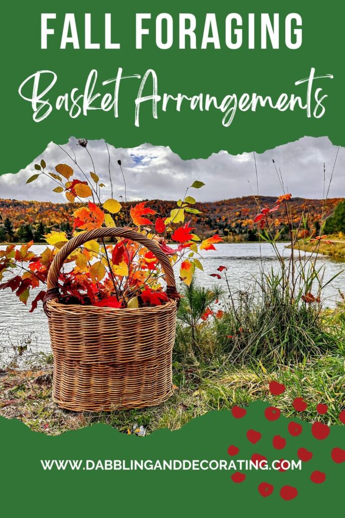Fall Foraging Basket Arrangements 