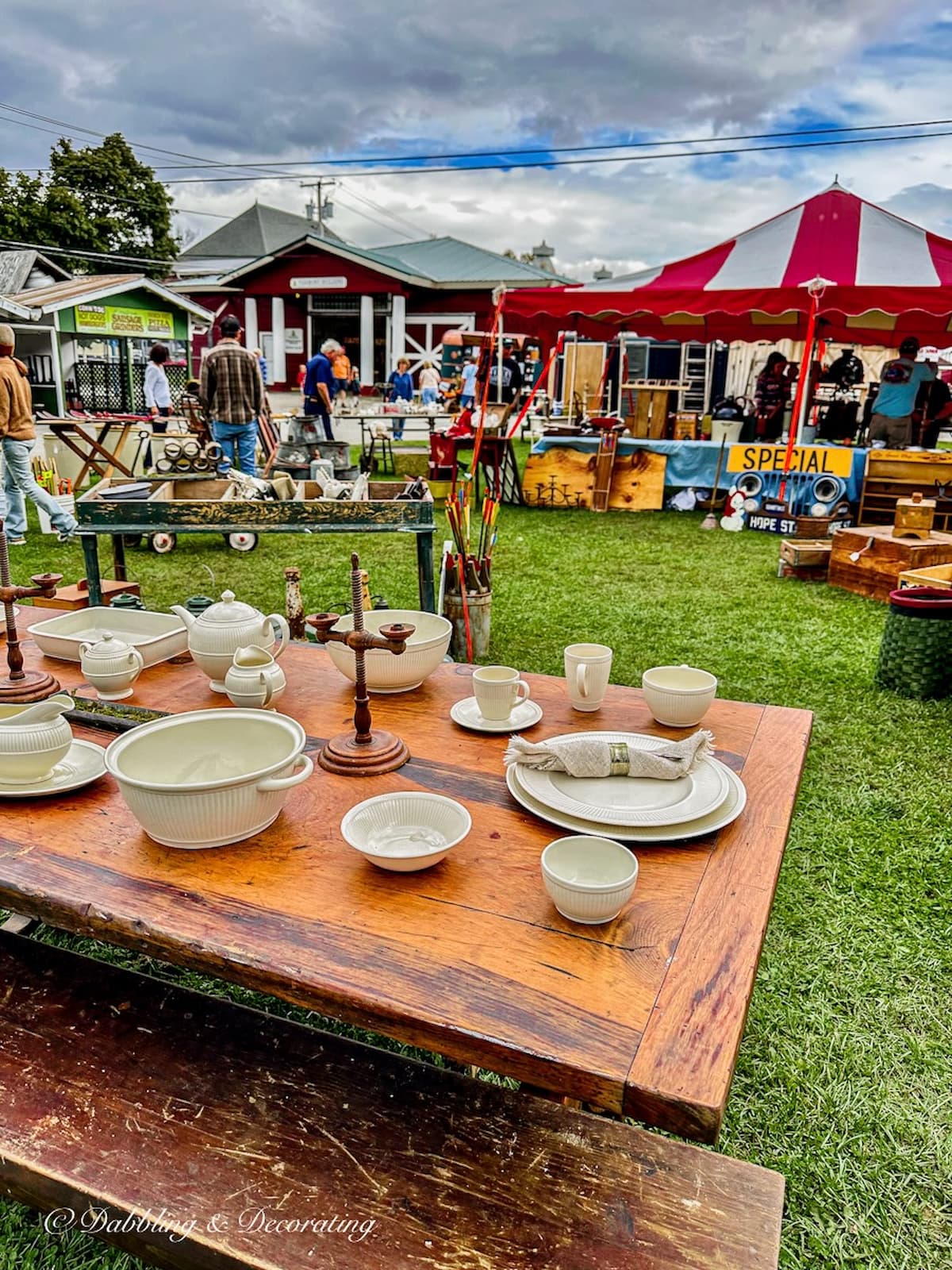 Vintage Market Days Vermont outdoors entry.
