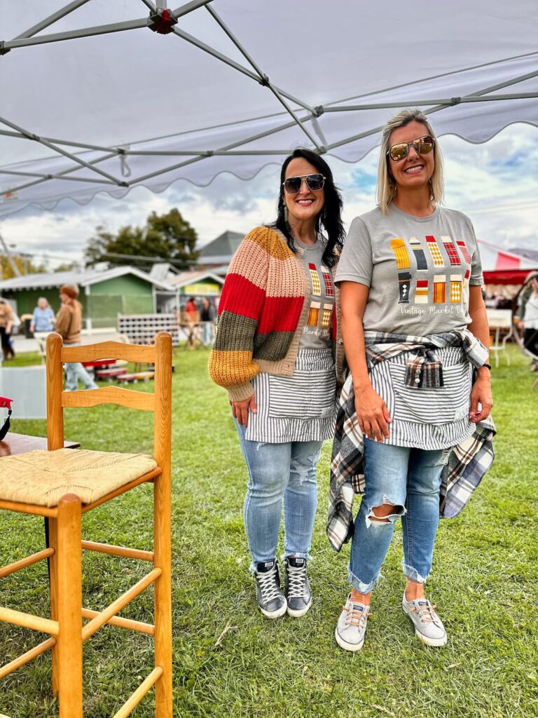 Two Women at Vintage Market