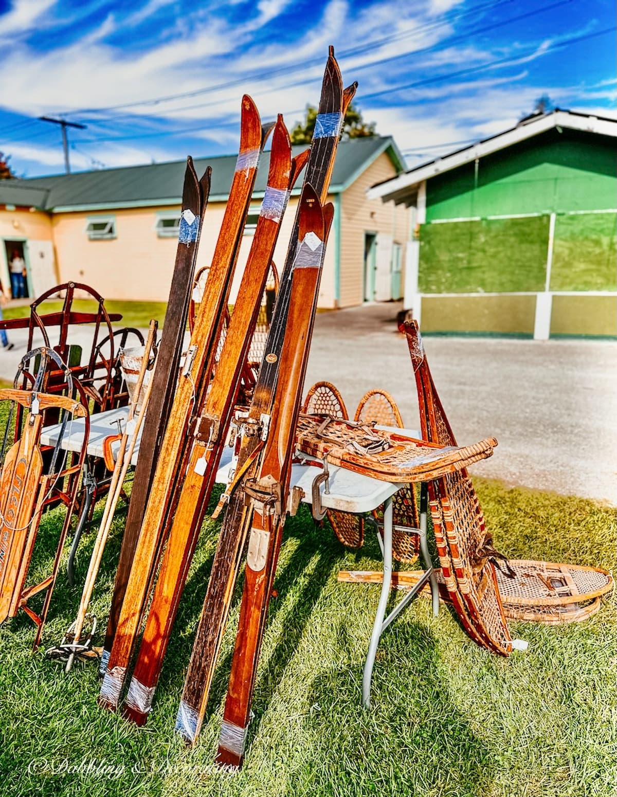 Vintage Skis for Decoration: How to Style Old Skis Indoors & Out