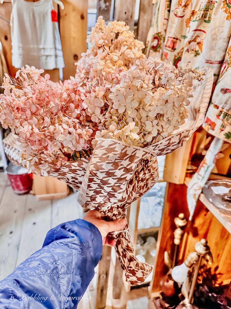 Dried Hydrangeas Bouquet