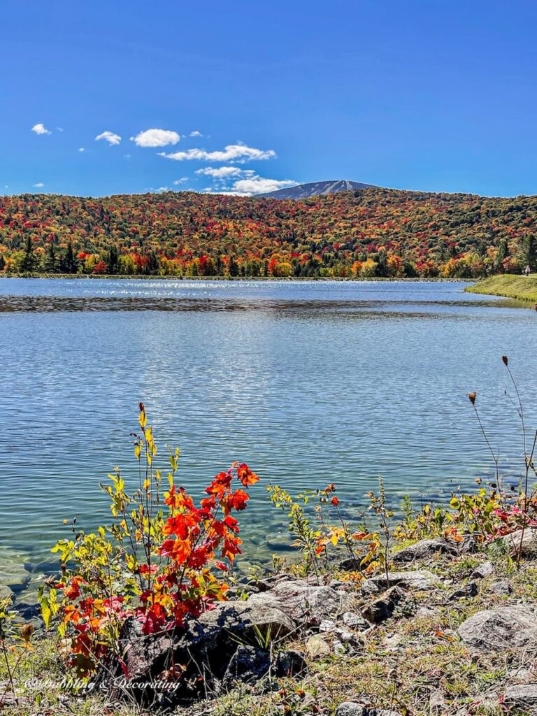 Stratton Mountain Snow making pond