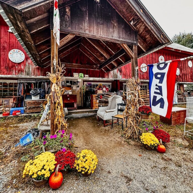 Best Barn Finds in a Big Red Barn on a Sunday Foliage Drive
