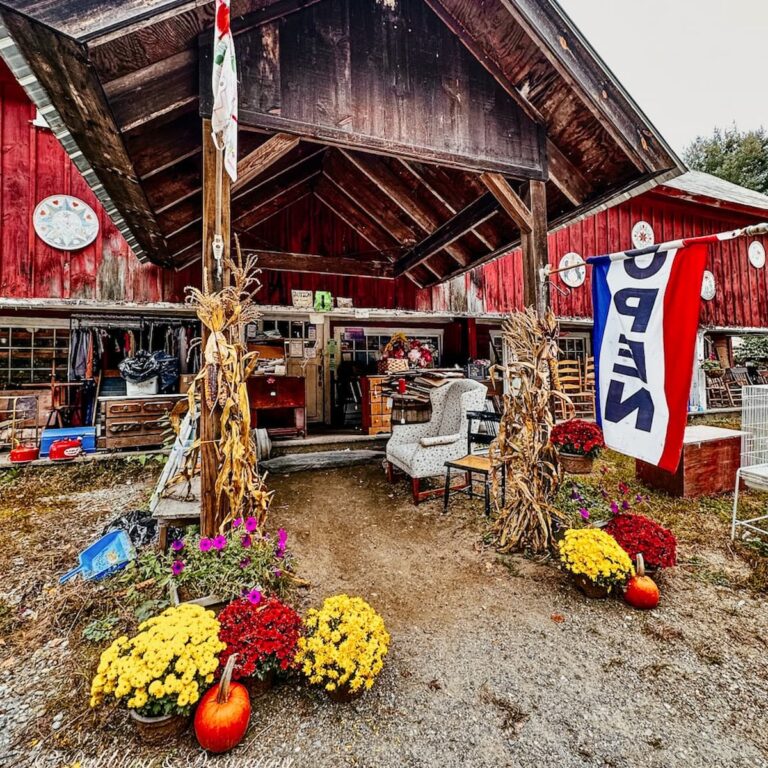 The Best Barn Finds in a Big Red Barn on a Sunday Foliage Drive