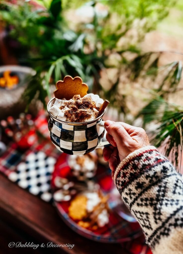 Courtly Check Hot Chocolate Mugs