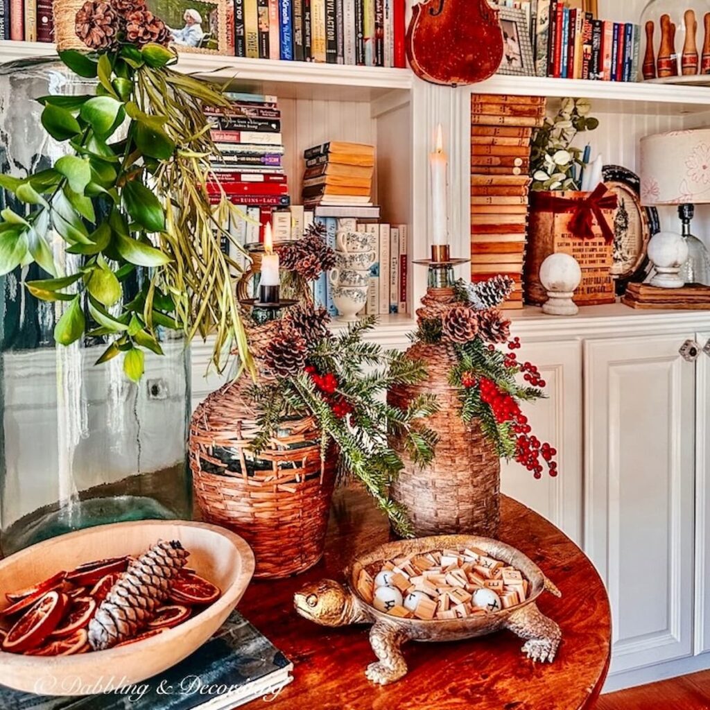 Firelight, Evergreens, and Snow The Christmas Bottle Project of Swedish Homes