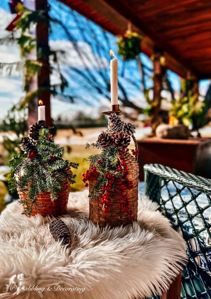 Firelight, Evergreens, and Snow The Christmas Bottle Project of Swedish Homes