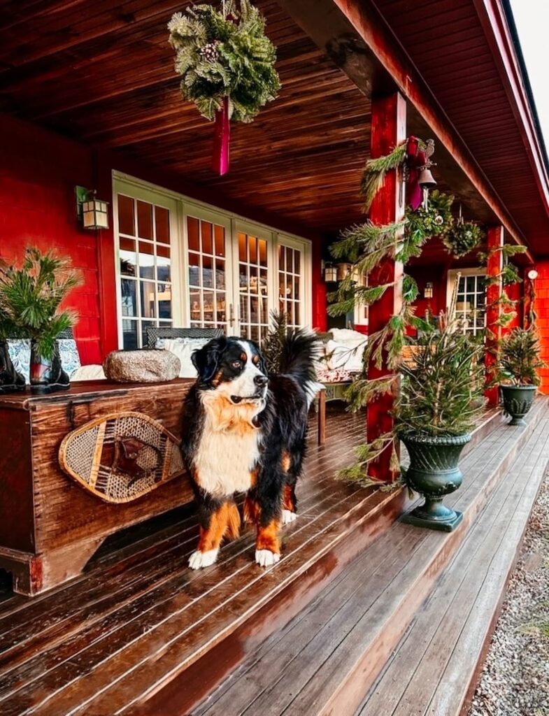 Front Porch Holiday Decorating Ideas with Classic New England Charm