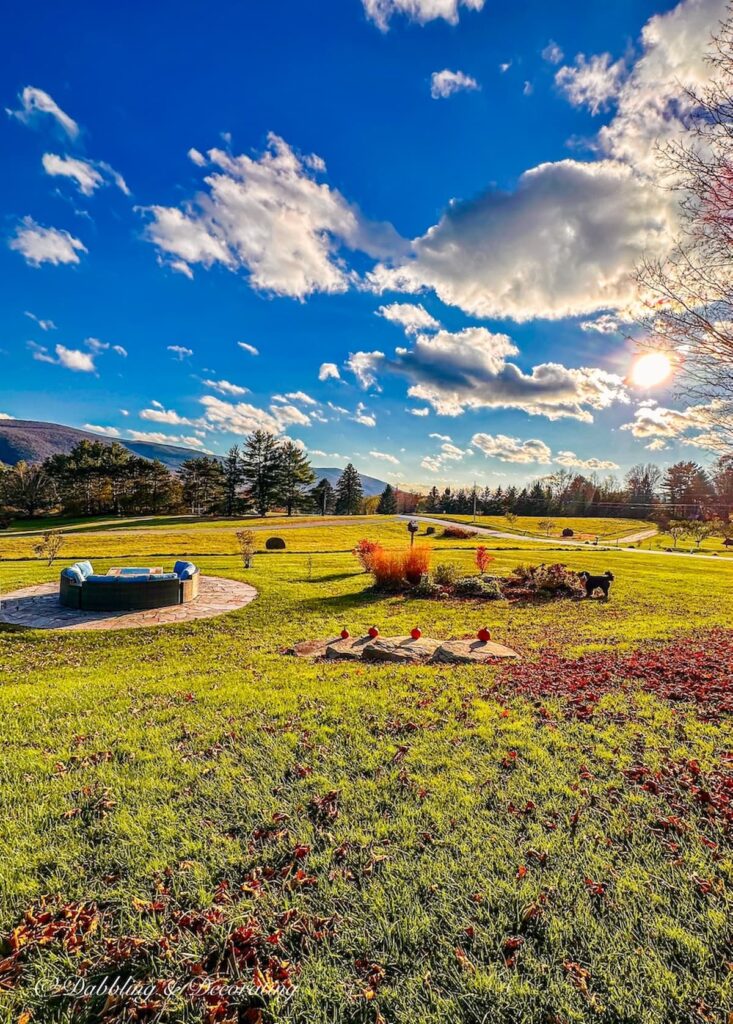 Backyard November Mountain Views