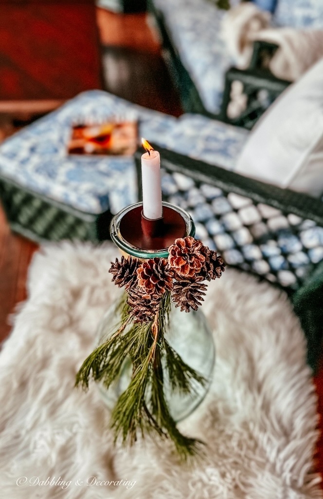 Scandinavian Outdoor DIY Christmas Bottle Design