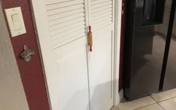 Rolling Pin on Bakers Pantry Door