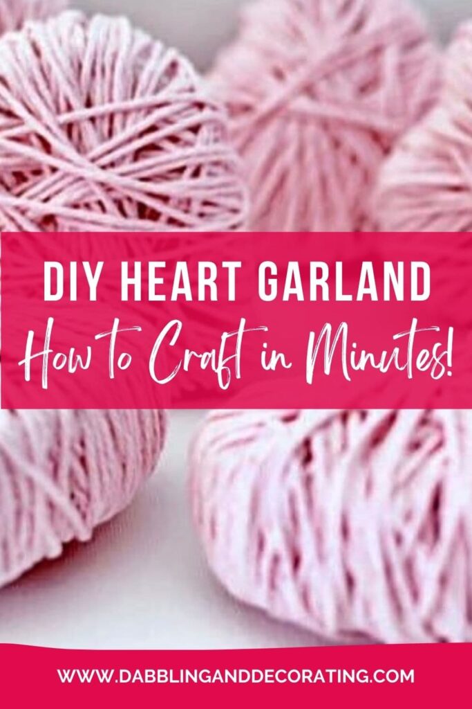 DIY Heart Garland How to Craft in Minutes 