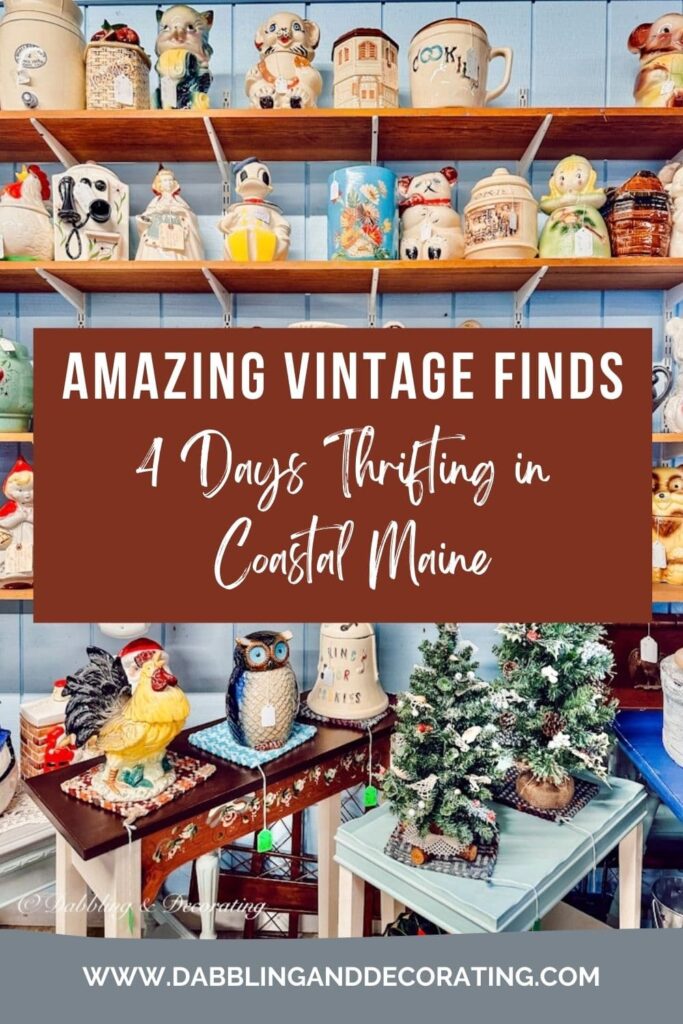 Vintage Finds: 4 Days Thrifting in Coastal Maine