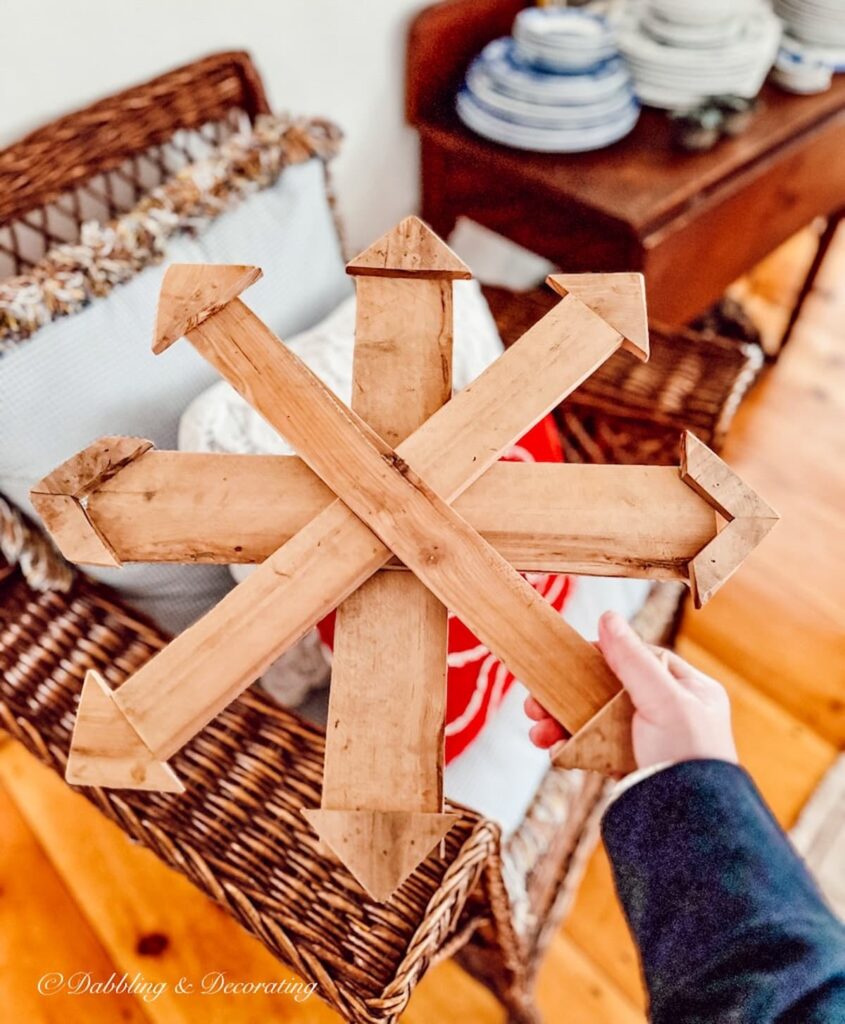 Wooden Snowflake