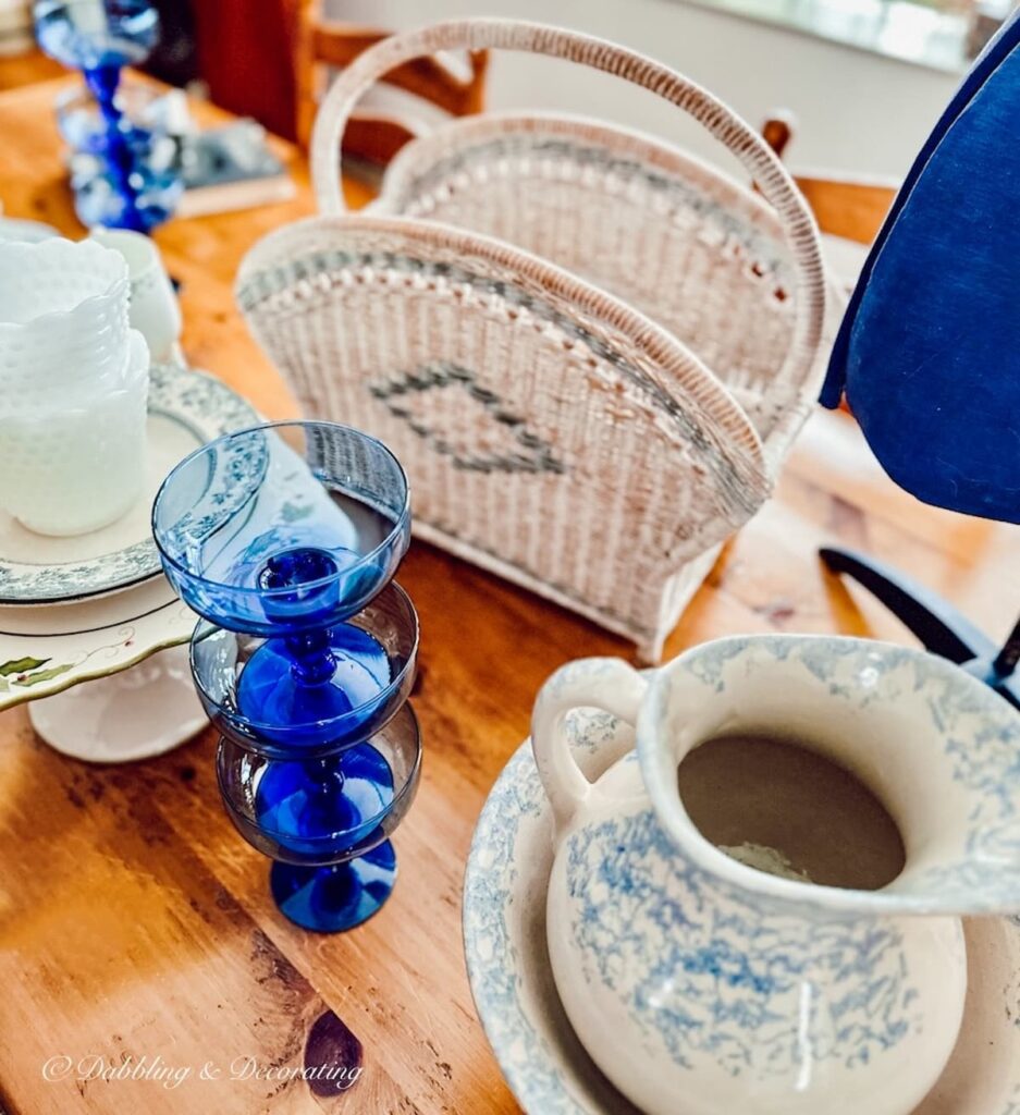 Vintage Finds on Table