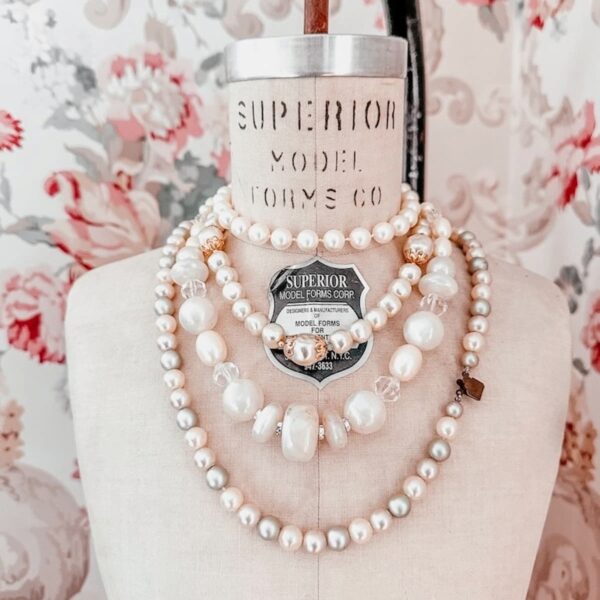 Dress Form Mannequin with Pearls