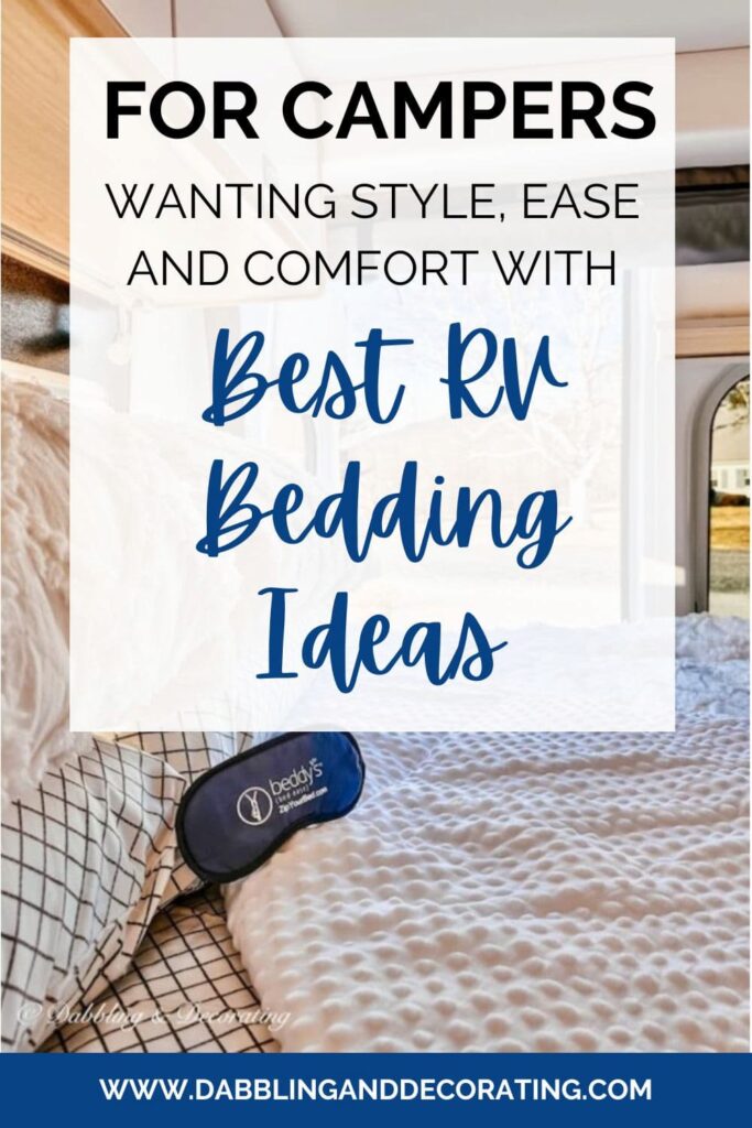 Best RV Bedding for Campers Who Want Style, Ease, and Comfort