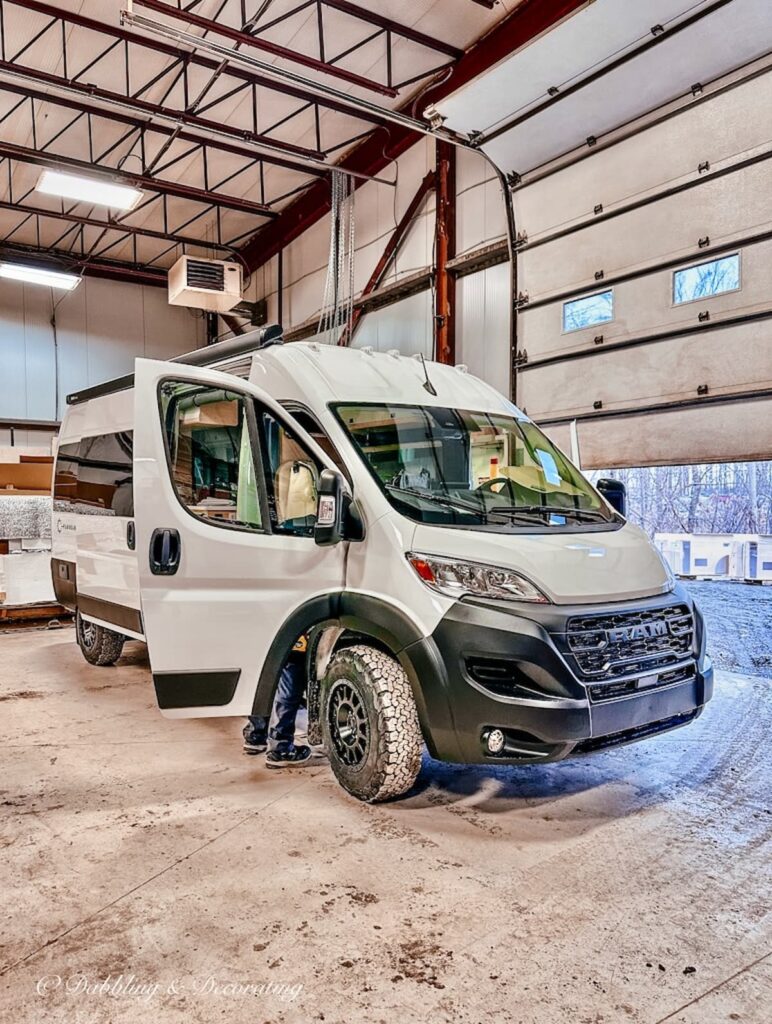 Panoramic RV at the Factory.