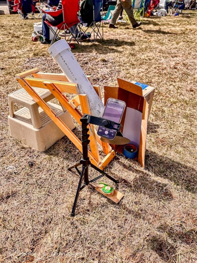 Homemade Eclipse Viewing contraption